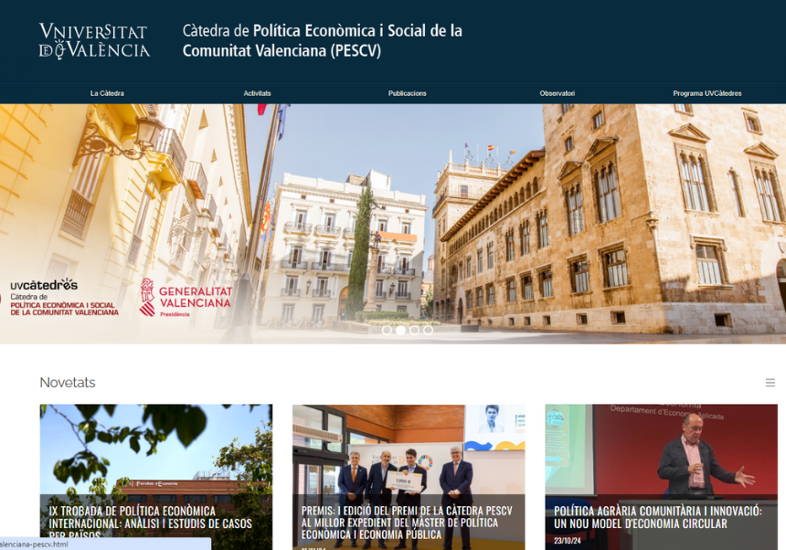 Cátedra de Política Económica y Social de la Comunidad Valenciana (PESCV)